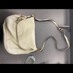 White moda luxe shoulder bag